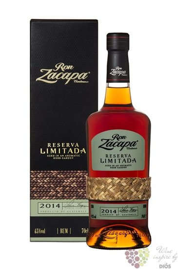 Zacapa Centenario  Reserva limitada 2019  aged rum of Guatemala 45% vol.  0.70 l