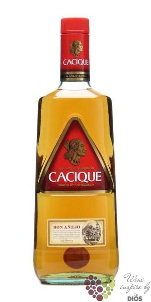 Cacique „ Aňejo ” aged rum of Venezuela 37,5 % vol.     0.70 l
