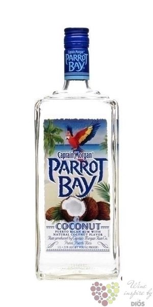 Captain Morgan Parrot Bay „ Coconut ” Puerto Rican rum liqueur 20% vol.  1.00 l