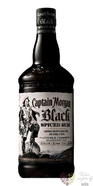 Captain Morgan  Black Spiced  flavored spirits 40% vol.     0.70 l