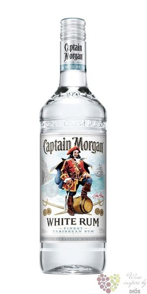 Captain Morgan  White  finest caribbean rum 37.5% vol.   1.00 l