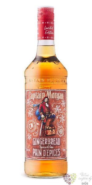 Captain Morgan  Ginger Bread  Jamaican flavored spirit 35% vol.  0.50 l