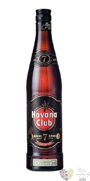 Havana club „ Aňejo 7 aňos ” aged Cuban rum 40% vol.  0.05 l