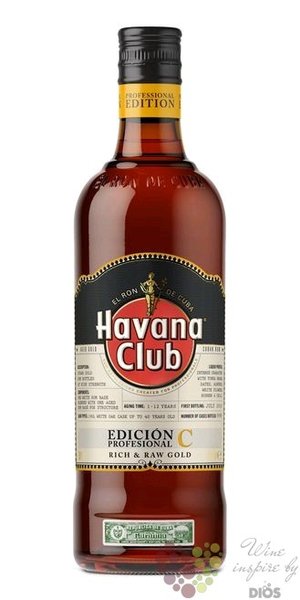 Havana Club  Profesional edition C  aged Cuban rum 50% vol.  0.70 l