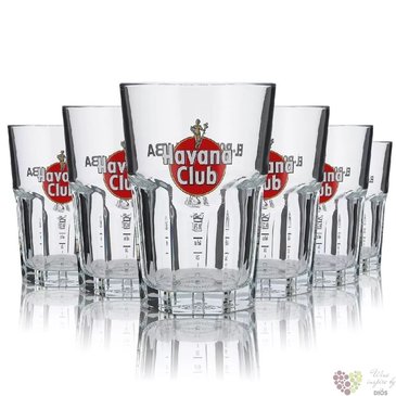Sada skleniek Mojito a Cuba Libre Rum Havana Club  6ks