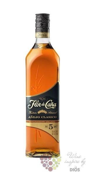 Flor de Cańa „ Aňejo clasico ” slow aged 5 years Nicaraguan rum 40% vol.    0.70 l