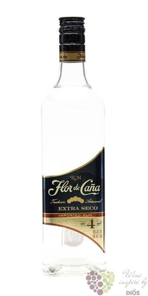 Flor de Caa  Extra dry  slow aged 4 years Nicaraguan rum 40% vol.    0.70 l