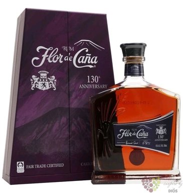 Flor de Caa  130th anniversary  aged 20 years Nicaraguan rum 45% vol.  0.70 l