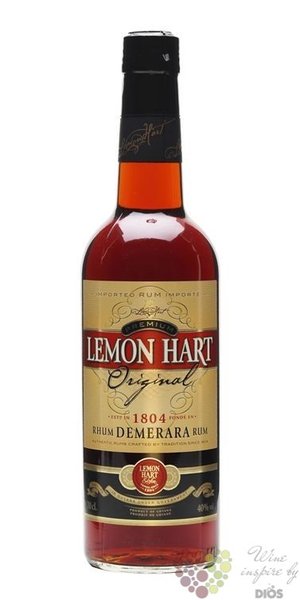 Lemon Hart „ Original ” Demerara rum of Guyana 40% vol. 0.70 l - Guyana ...