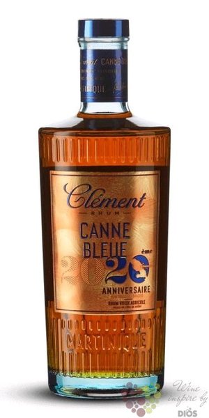 Clment  Canne bleue 2020 Anniversaire aged  Martinique rum 42% vol.  0.70 l