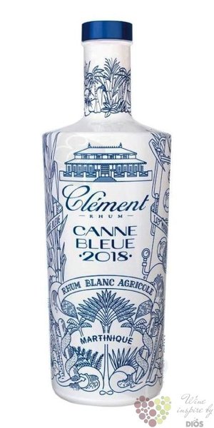 Clément „ Canne bleue ” 2018 Martinique rum 50% vol.  0.70 l