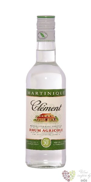 Clément blanc „ 50 ” white rum of Martinique 50% vol.  1.00 l