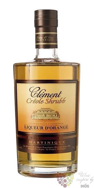 Clment  Crole Shrubb Orange  flavored rum of Martinique 40% vol.  0.70 l