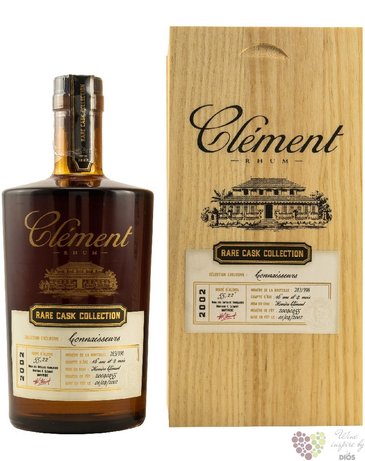 Clément Rare Cask „ Collection Connaisseurs ” 2002 Martinique rum 55.2%  0.5 l