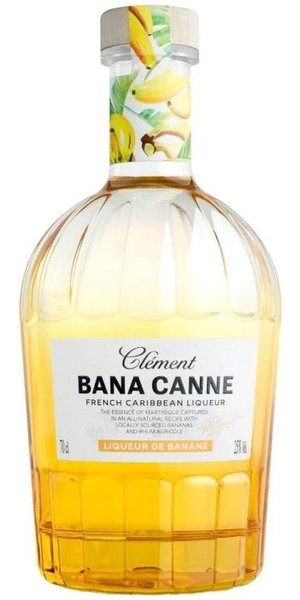 Clement  Bana Canne French  flavored liqueur of Martinique  25% vol.  0.70 l