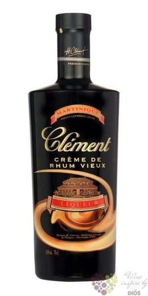 Clément „ Creme de rhum Authentique ” Martinique cream liqueur 18% vol.  0.70 l