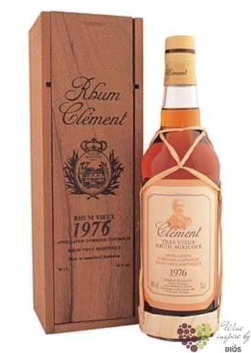 Clment 1976 aged vintage rum of Martinique 44% vol.    0.70 l