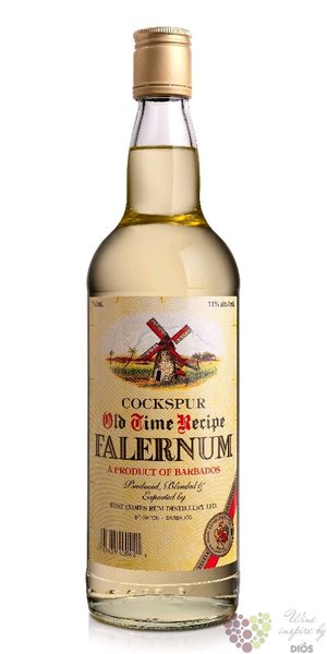 Cockspur  Old Time Recipe Falernum  flavored Barbados rum 11% vol.  1.00 l