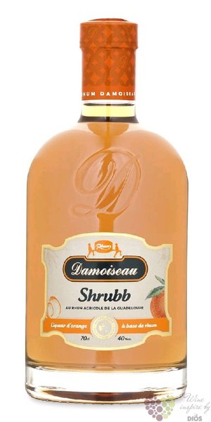 Damoiseau  Orange Shrubb  flavored Guadeloupe rum 40% vol.  0.70 l