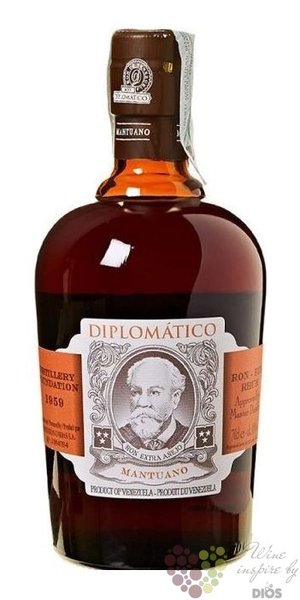 Diplomatico  Mantuano  aged rum of Venezuela 40% vol.  0.70 l