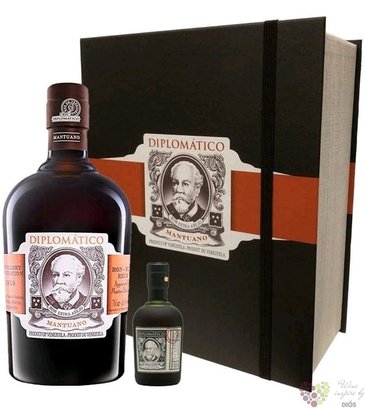 Diplomatico „ Mantuano ” gift set aged rum of Venezuela 40% vol.  0.70 l
