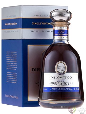 Diplomatico single Vintage 2005 rum of Venezuela 43% vol.  0.70 l