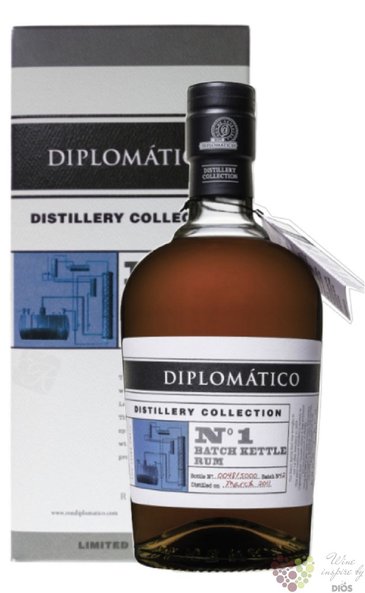 Diplomatico distillery edition „ Batch no.1 Kettle rum ” aged rum of Venezuela 47% vol.  0.70 l