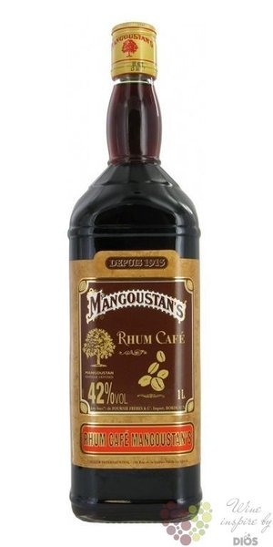 Mangoustan´s d´Origine „ Coffee ” rum of Martinique 42% vol.  1.00 l