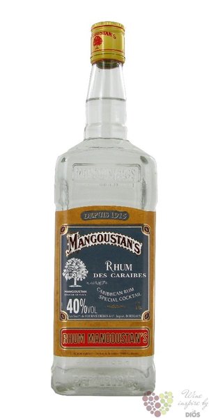 Mangoustans dOrigine  Blanc  rum of Martinique 40% vol.  1.00 l