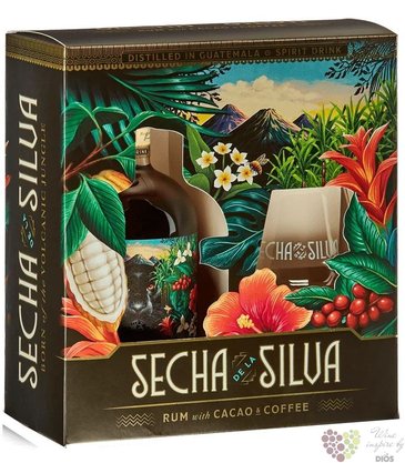 Secha de la Silva small batch Guatemala flavored rum liqueur 40% vol. 0.70 l