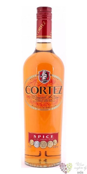Cortez  Spiced  flavored rum of Panama 40% vol.  0.70 l