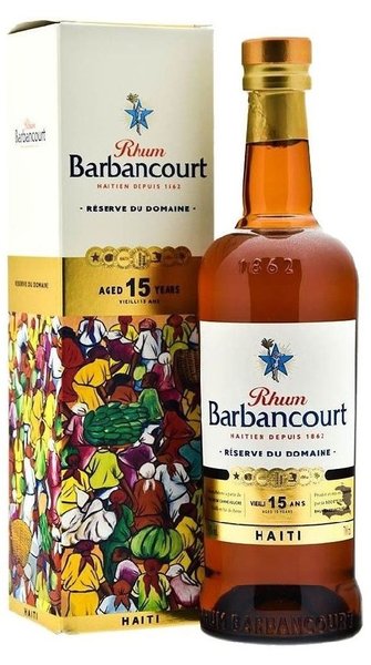 Barbancourt  Reserve du Domaine  aged 15 years rum of Haiti 43% vol.    0.70 l