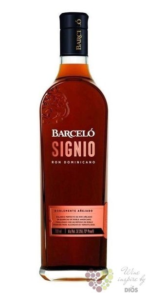 Barcelo „ Signio ” aged Dominican rum 37.5% vol. 0.70 l