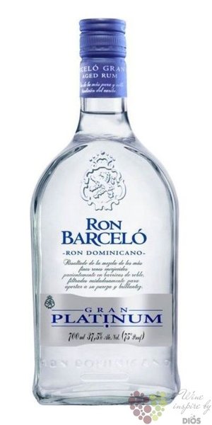 Barcelo  Gran Platinum select   white Dominican rum 37.5% vol.  0.70 l