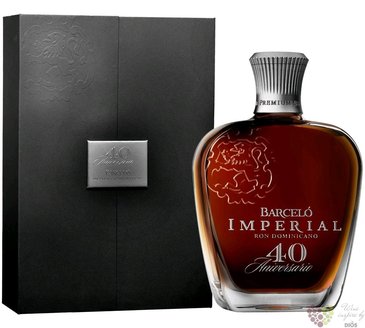 Barcelo  Imperial 40 Aniversario  aged Dominican rum 43% vol.  0.70 l