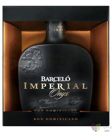 Barcelo  Imperial Onyx  aged Dominican rum 38% vol.  0.70 l