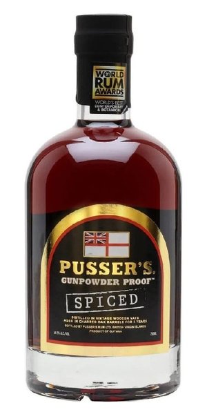 Pussers Gunpowder Proof  Spiced  rum of Virginia Islands  54.5% vol.  0.70 l