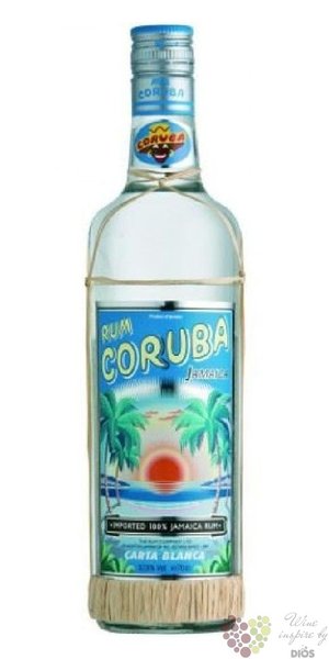 Coruba „ Carta blanca ” white Jamaican rum 40% vol.  0.70 l