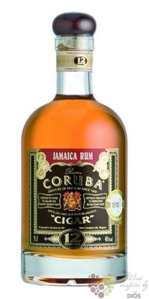 Coruba „ Cigar ” aged 12 years exclusive Jamaican rum 40% vol.  0.70 l