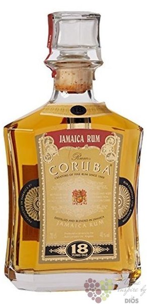 Coruba aged 18 years premium Jamaican rum 40% vol.  0.70 l