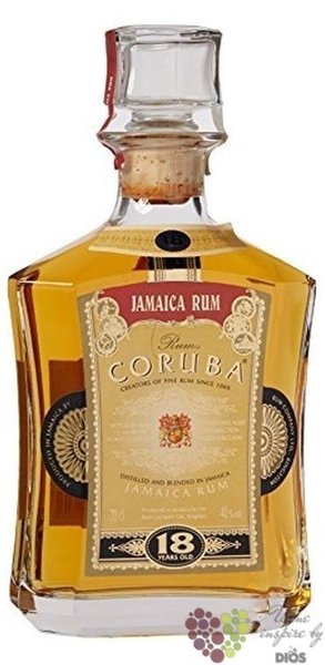 Coruba aged 18 years premium Jamaican rum 40% vol.  0.70 l