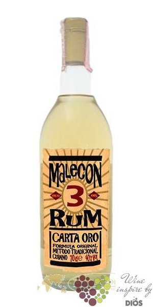 Malecon „ Carta Oro ” aged 3 years white Panamas rum 37.5% vol.    1.00 l