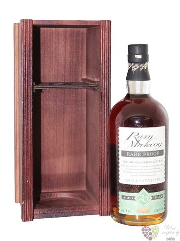 Malecon  Rare proof  1996 aged 20 years Panamas rum 48.4%vol.   0.70 l