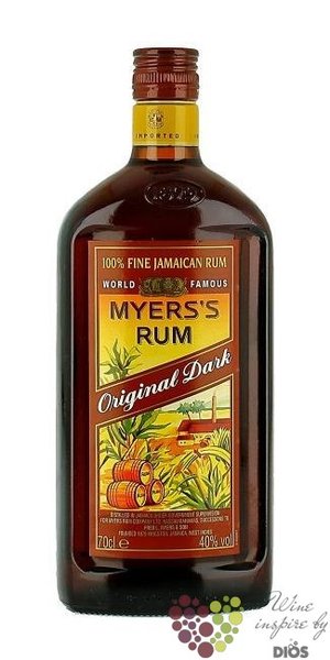 Myers´s Planters „ Original Dark ” aged Jamaican rum 40% vol.     1.00 l