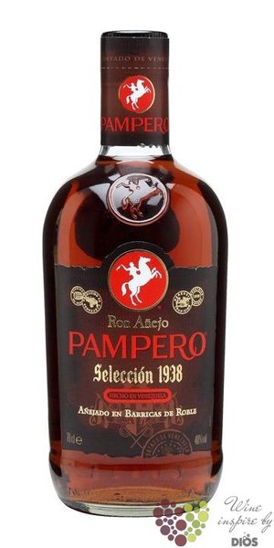 Pampero  Aejo selecction 1938  aged rum of Venezuela 40% vol.     0.70 l