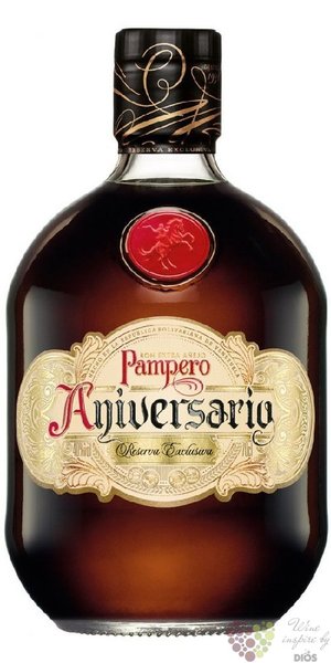 Pampero  Aniversario Reserva Exclusiva  Venezuelan rum 40% vol.  0.70 l