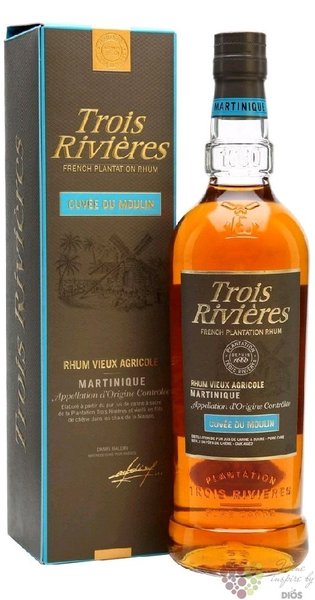 Trois Rivieres  cuve du Moulin  aged Martinique rum 40% vol.  0.70 l