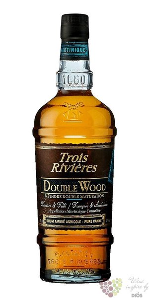Trois Rivieres  Double wood  aged Martinique rum 43% vol.  0.70 l