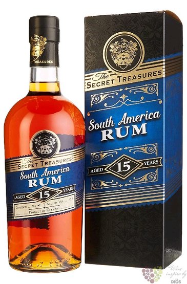 the Secret Treasures  South America  aged 15 years rum 42% vol.  0.70 l