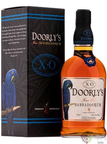 Doorlys  XO  fine old rum of Barbados 40% vol.  0.70 l